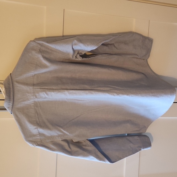 Ralph Lauren Young Mens Button Dress Shirt Blue Cotton Size 18 EUC - Picture 6 of 7